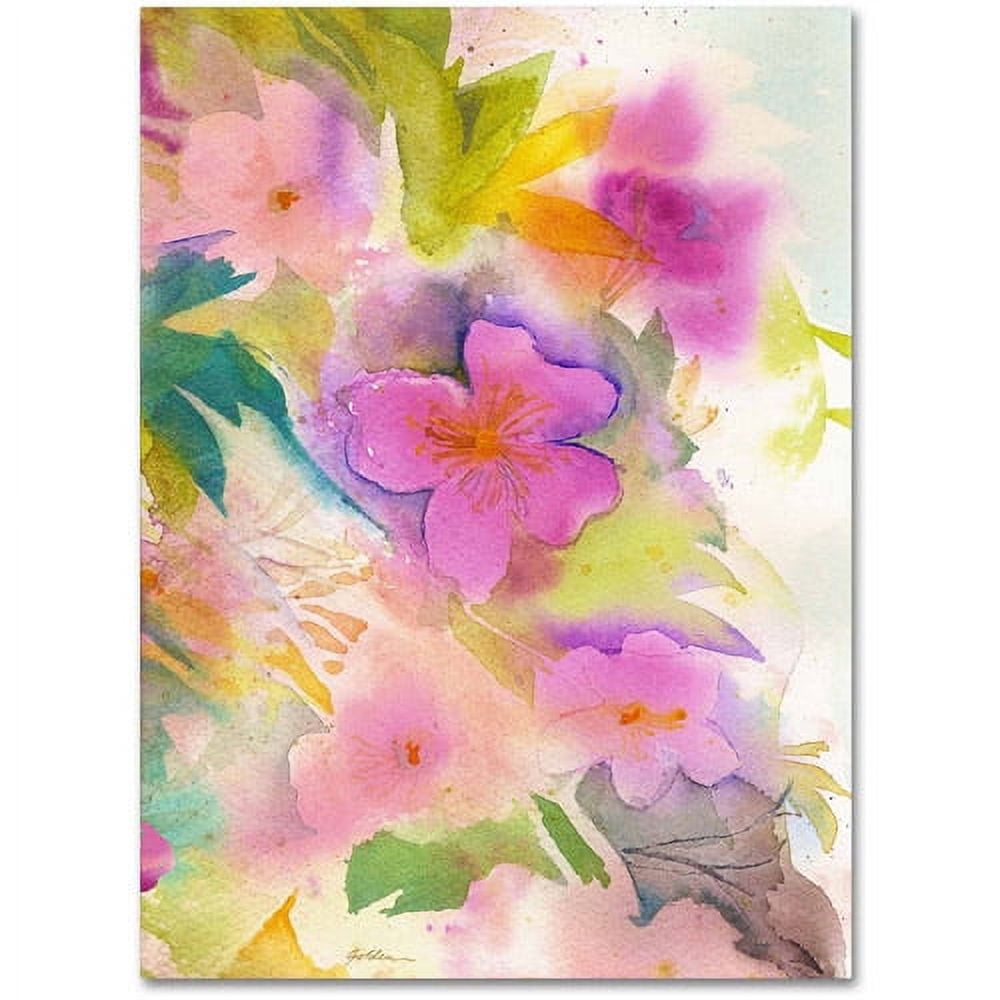 Trademark Fine Art "Cascade" Canvas Art by Sheila Golden