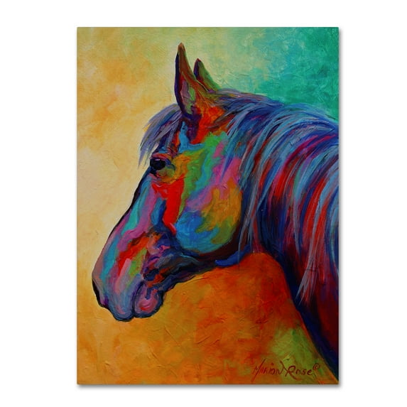 Trademark Fine Art 'Casino Bay Horse 1' Canvas Art by Marion Rose