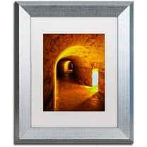 Trademark Fine Art "Castillo San Cristobal 2" Canvas Art by CATeyes, White Matte, Silver Frame