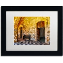 Trademark Fine Art "Castillo de San Felipe del Morro 1" Canvas Art by CATeyes, White Matte, Black Frame