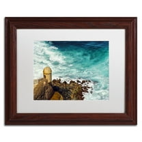 Trademark Fine Art "Castillo de San Felipe del Morro 12" Canvas Art by CATeyes, White Matte, Wood Frame