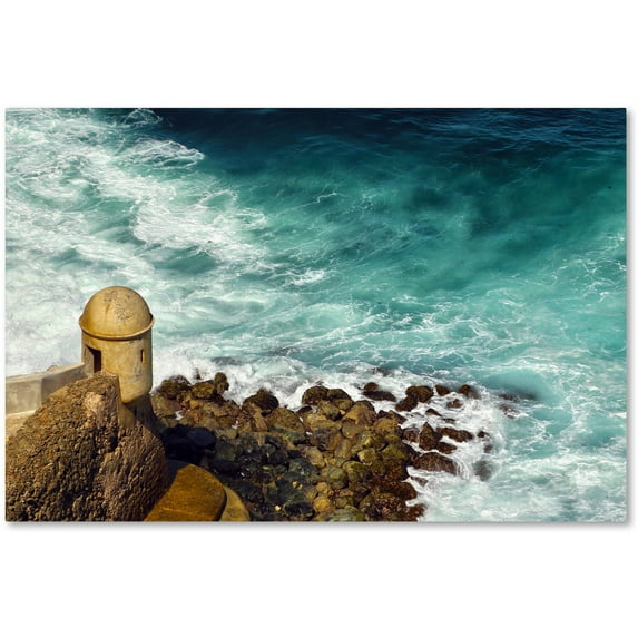 Trademark Fine Art "Castillo de San Felipe del Morro 12" Canvas Art by CATeyes