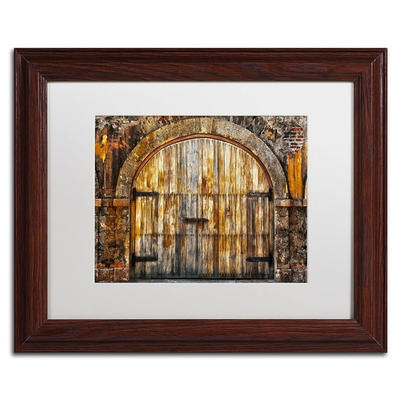 Trademark Fine Art "Castillo de San Felipe del Morro 16" Canvas Art by CATeyes, White Matte, Wood Frame