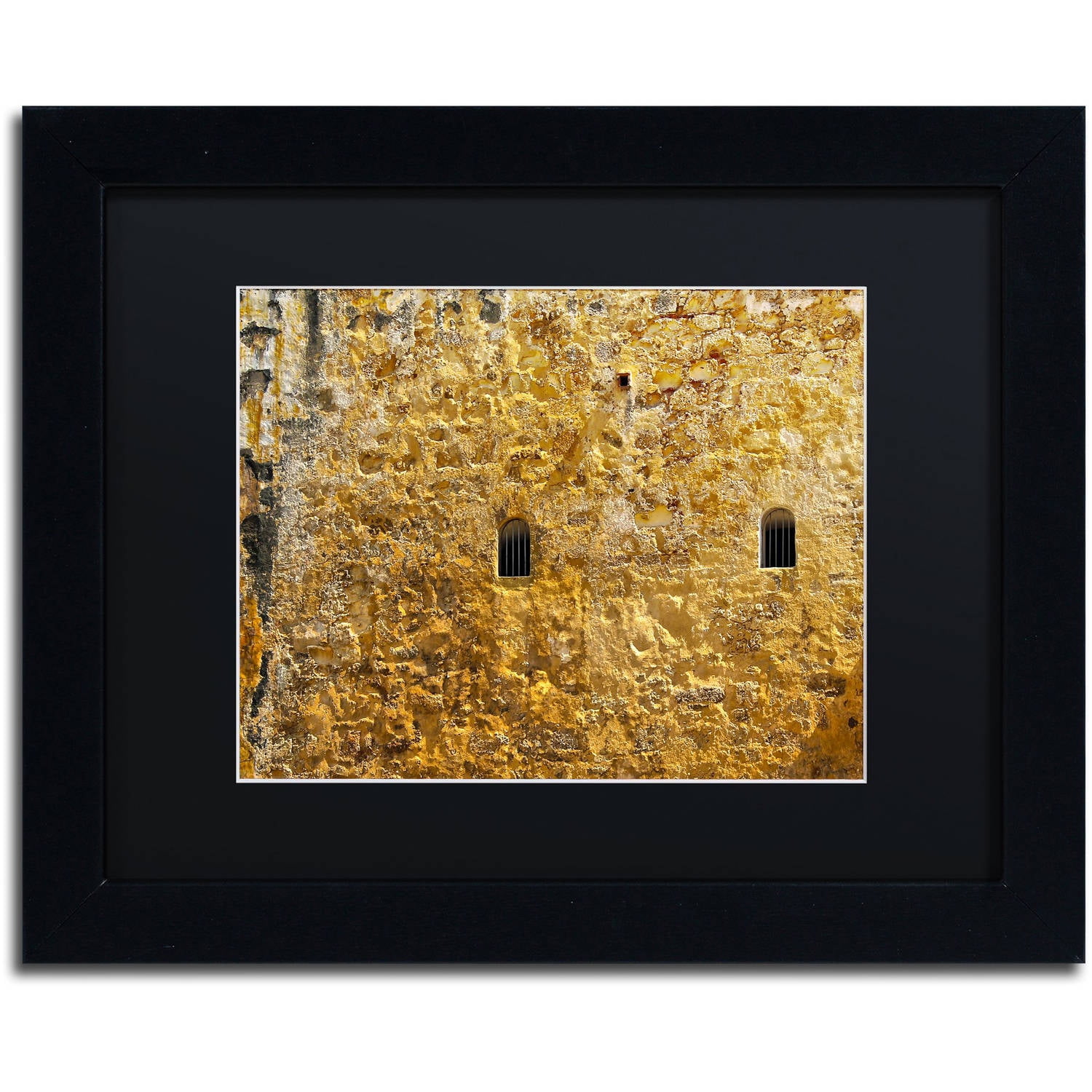 Trademark Fine Art "Castillo de San Felipe del Morro 17" Canvas Art by CATeyes, Black Matte, Black Frame