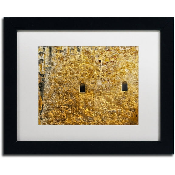 Trademark Fine Art "Castillo de San Felipe del Morro 17" Canvas Art by CATeyes, White Matte, Black Frame