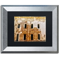 Trademark Fine Art "Castillo de San Felipe del Morro 5" Canvas Art by CATeyes, Black Matte, Silver Frame