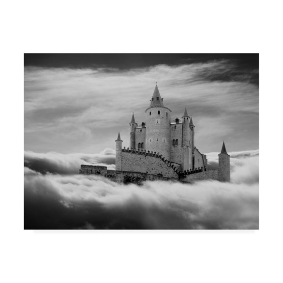 Trademark Fine Art 'Castle In The Clouds Segovia Spain' Canvas Art by Monte Nagler