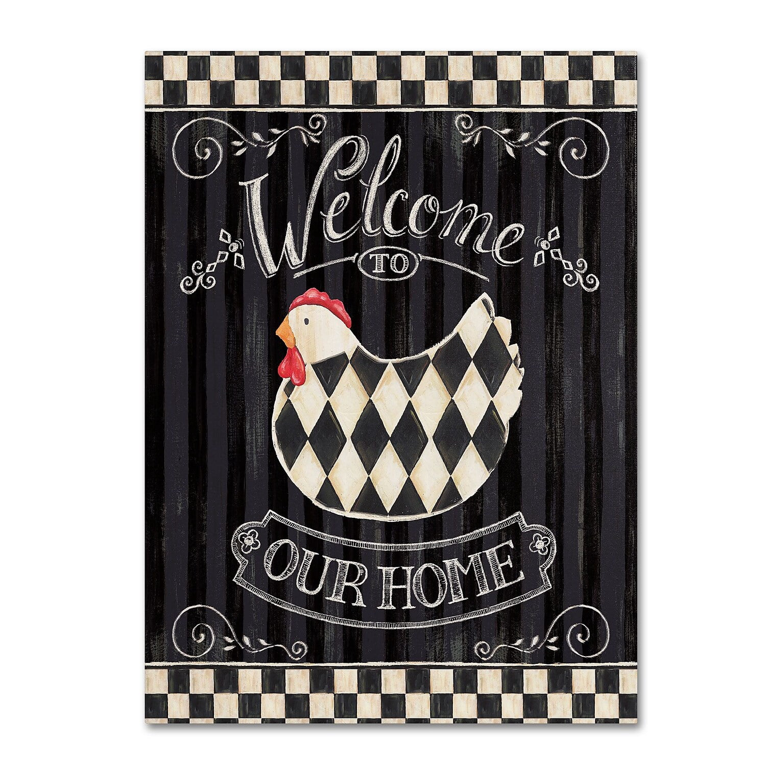 Trademark Fine Art "Casual Country II" Canvas Art by Daphne Brissonnet