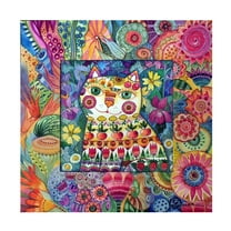 Trademark Fine Art 'Cat' Canvas Art by Oxana Ziaka