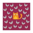 thumbnail image 1 of Trademark Fine Art 'Cat amongst the Pigeons' Canvas Art by Michael Buxto, 1 of 3