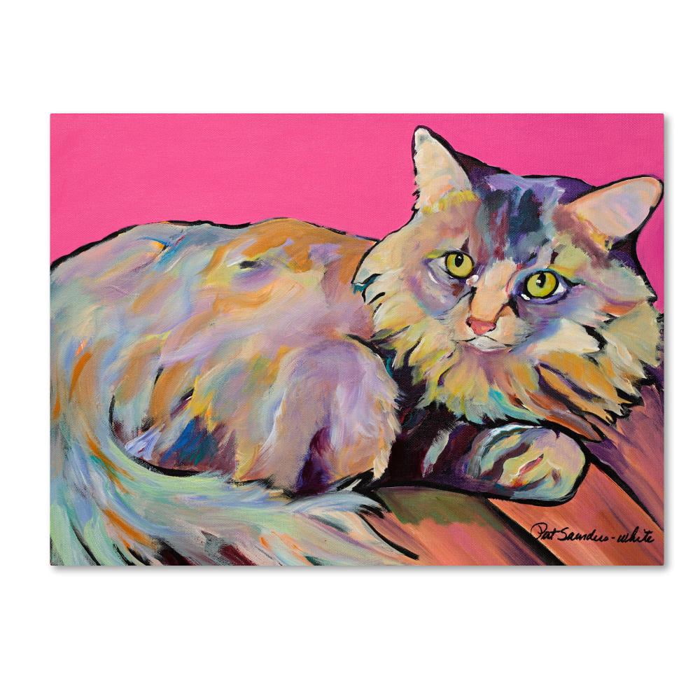 Trademark Fine Art "Catatonic" Canvas Art by Pat Saunders