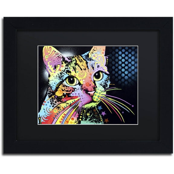 Trademark Fine Art "Catillac New" Canvas Art by Dean Russo, Black Matte, Black Frame