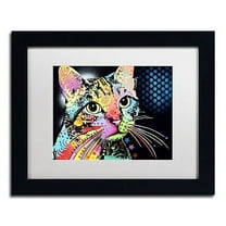 Trademark Fine Art "Catillac New" Canvas Art by Dean Russo, White Matte, Black Frame