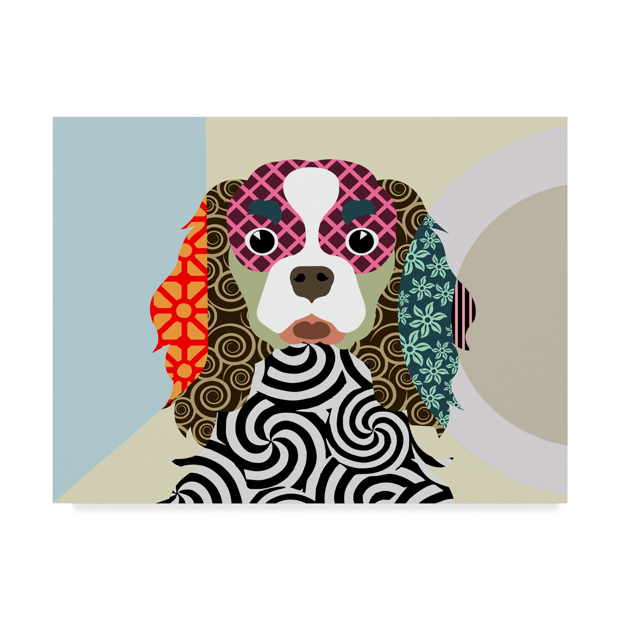 Trademark Fine Art 'Cavalier King Charles Spaniel' Canvas Art by Lanre Adefioye