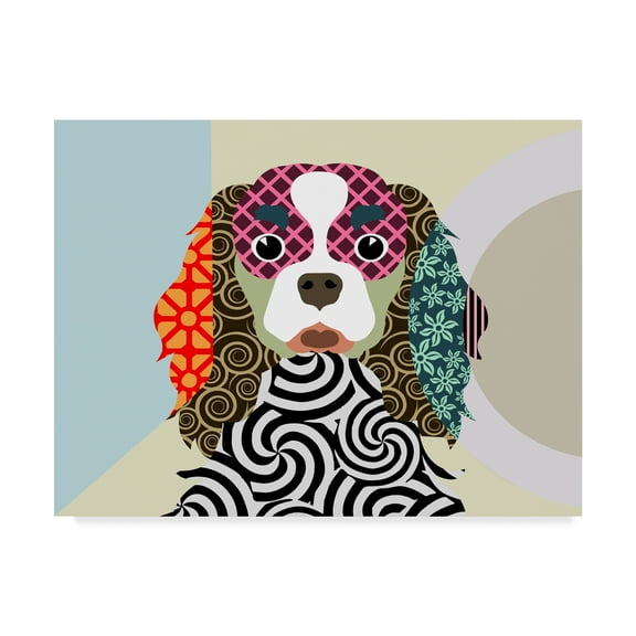 Trademark Fine Art 'Cavalier King Charles Spaniel' Canvas Art by Lanre Adefioye
