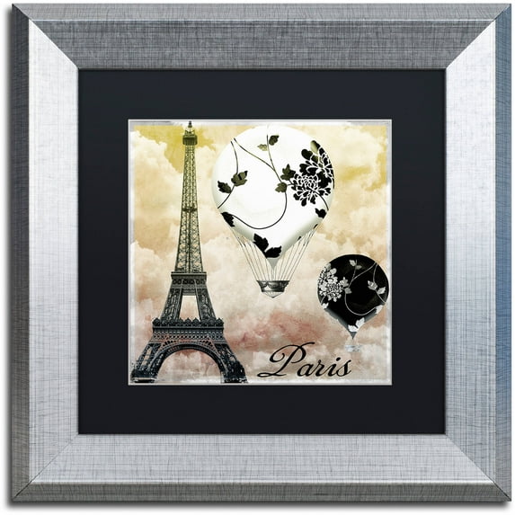 Trademark Fine Art "Ceil Jaune II" Canvas Art by Color Bakery Black Matte, Silver Frame