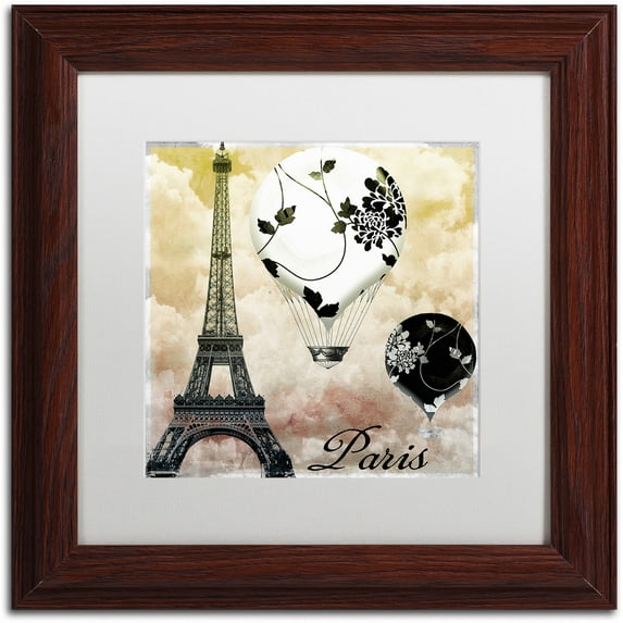 Trademark Fine Art "Ceil Jaune II" Canvas Art by Color Bakery White Matte, Wood Frame