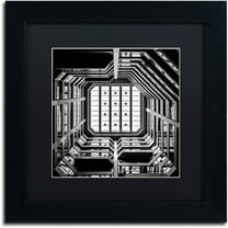 Trademark Fine Art "Ceiling View" Canvas Art by Dave MacVicar, Black Matte, Black Frame