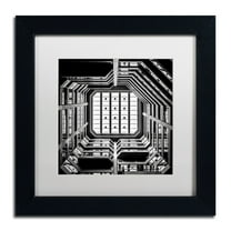 Trademark Fine Art "Ceiling View" Canvas Art by Dave MacVicar, White Matte, Black Frame