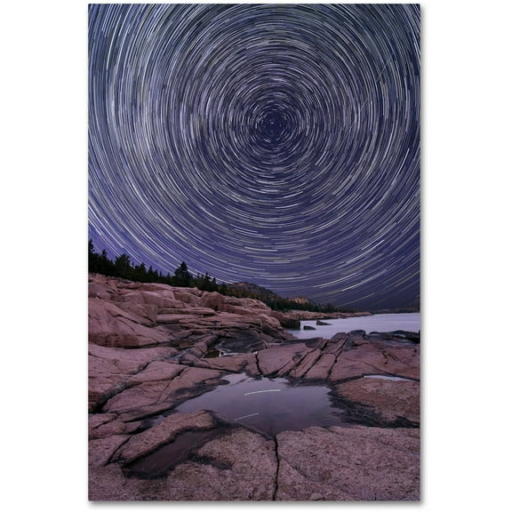 Trademark Fine Art "Celestial Bullseye" Canvas Art by Michael Blanchette Photography