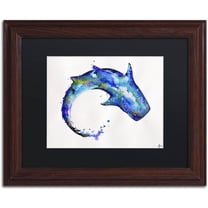 Trademark Fine Art 'Celestial' Canvas Art by Marc Allante, Black Matte, Wood Frame