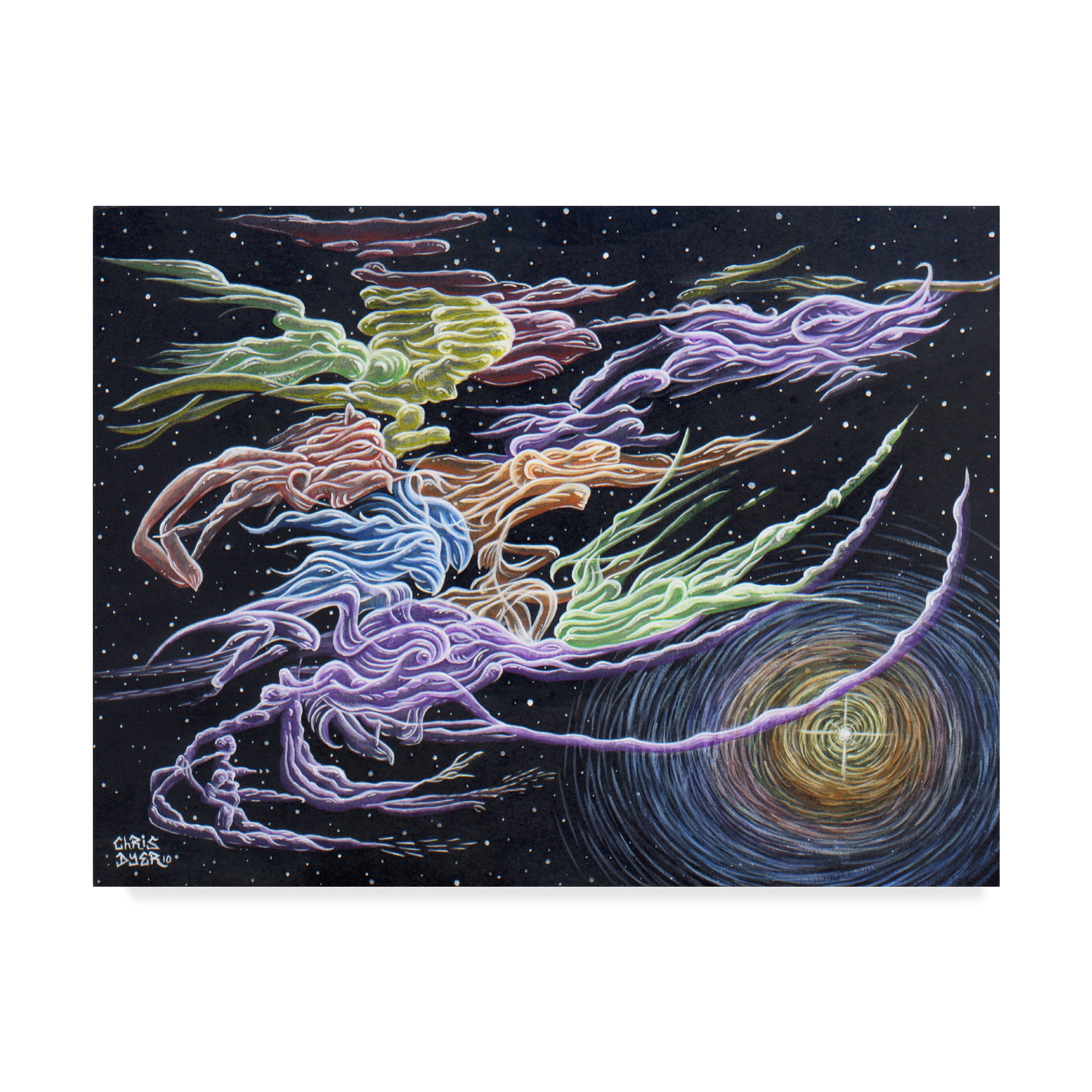 Trademark Fine Art 'Celestial Dance' Canvas Art by Chris Dyer