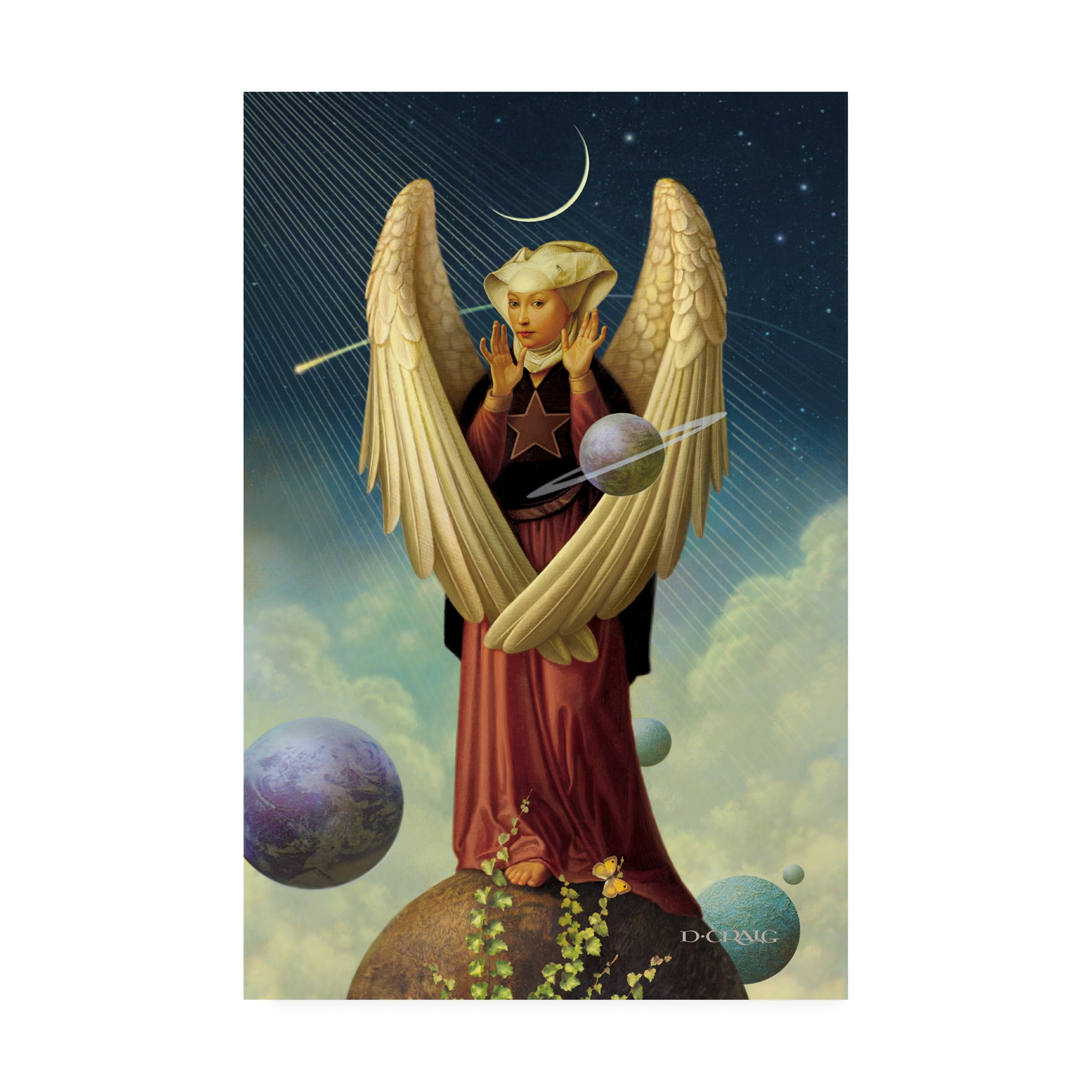 Trademark Fine Art 'Celestial Objects' Canvas Art by Dan Craig