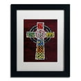 thumbnail image 1 of Trademark Fine Art 'Celtic Cross' Canvas Art by Design Turnpike, White Matte, Black Frame, 1 of 4