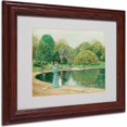 thumbnail image 1 of Trademark Fine Art "Central Park" Canvas Art by Childe Hassam, Wood Frame, 1 of 3