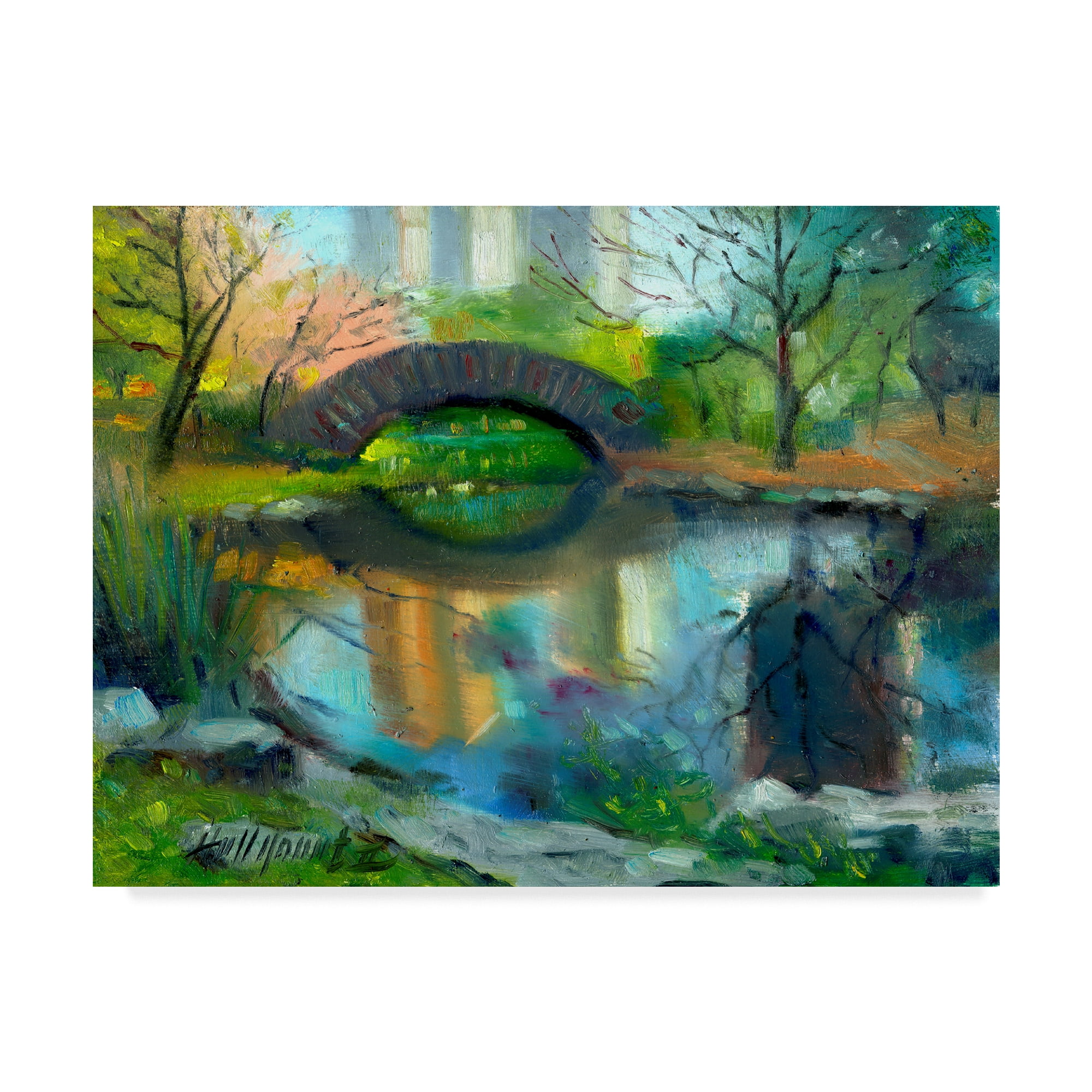 Trademark Fine Art 'Central Park New York City' Canvas Art by Hall Groat Ii