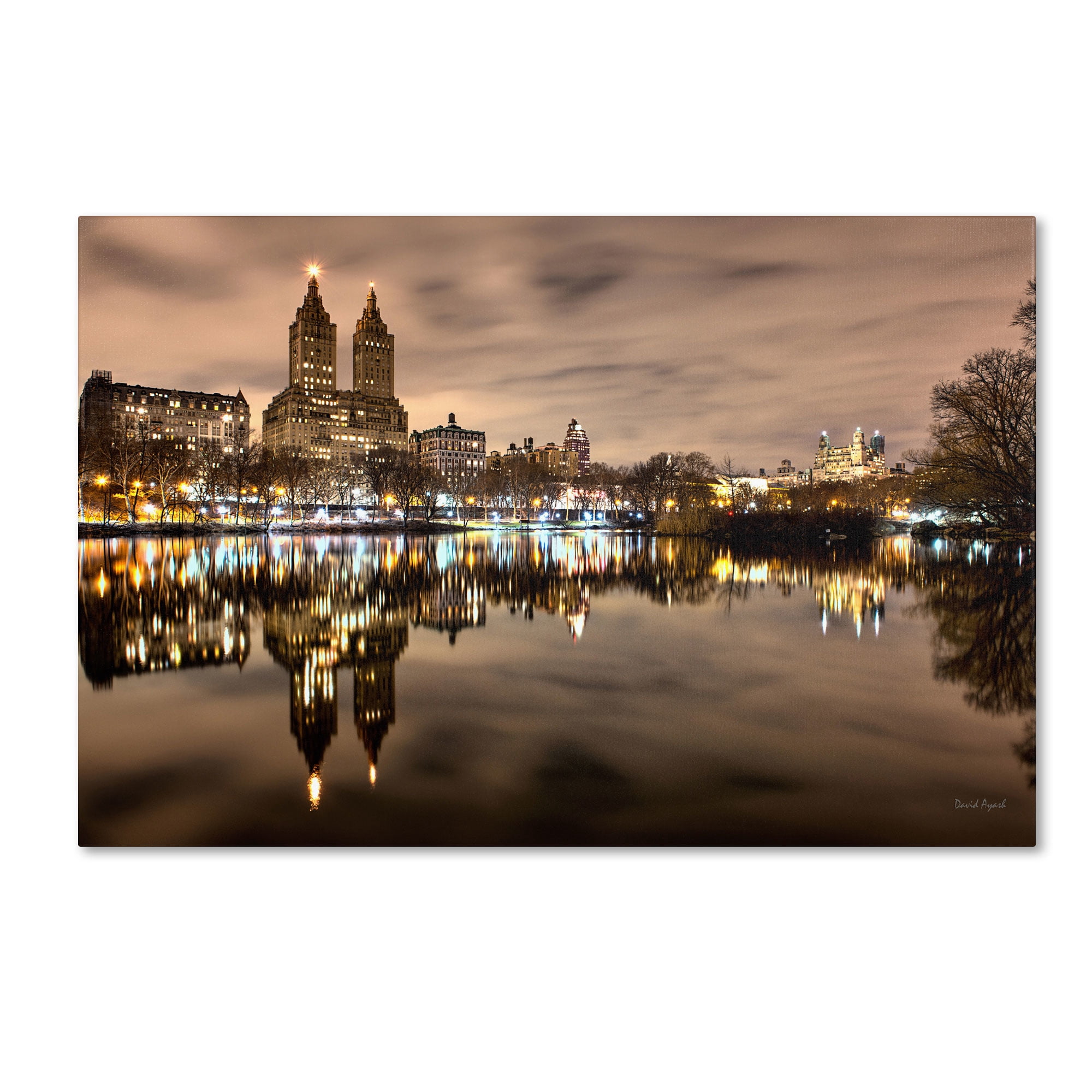 Trademark Fine Art "Central Park West I" Canvas Art by David Ayash