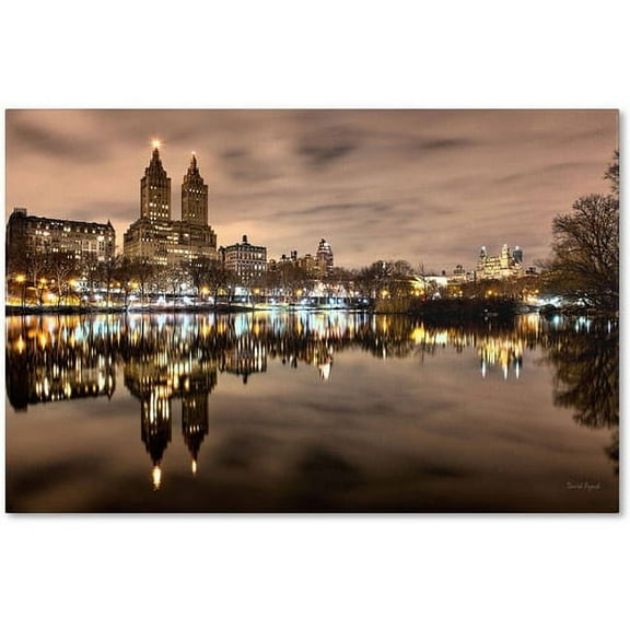 Trademark Fine Art "Central Park West I" Canvas Art by David Ayash