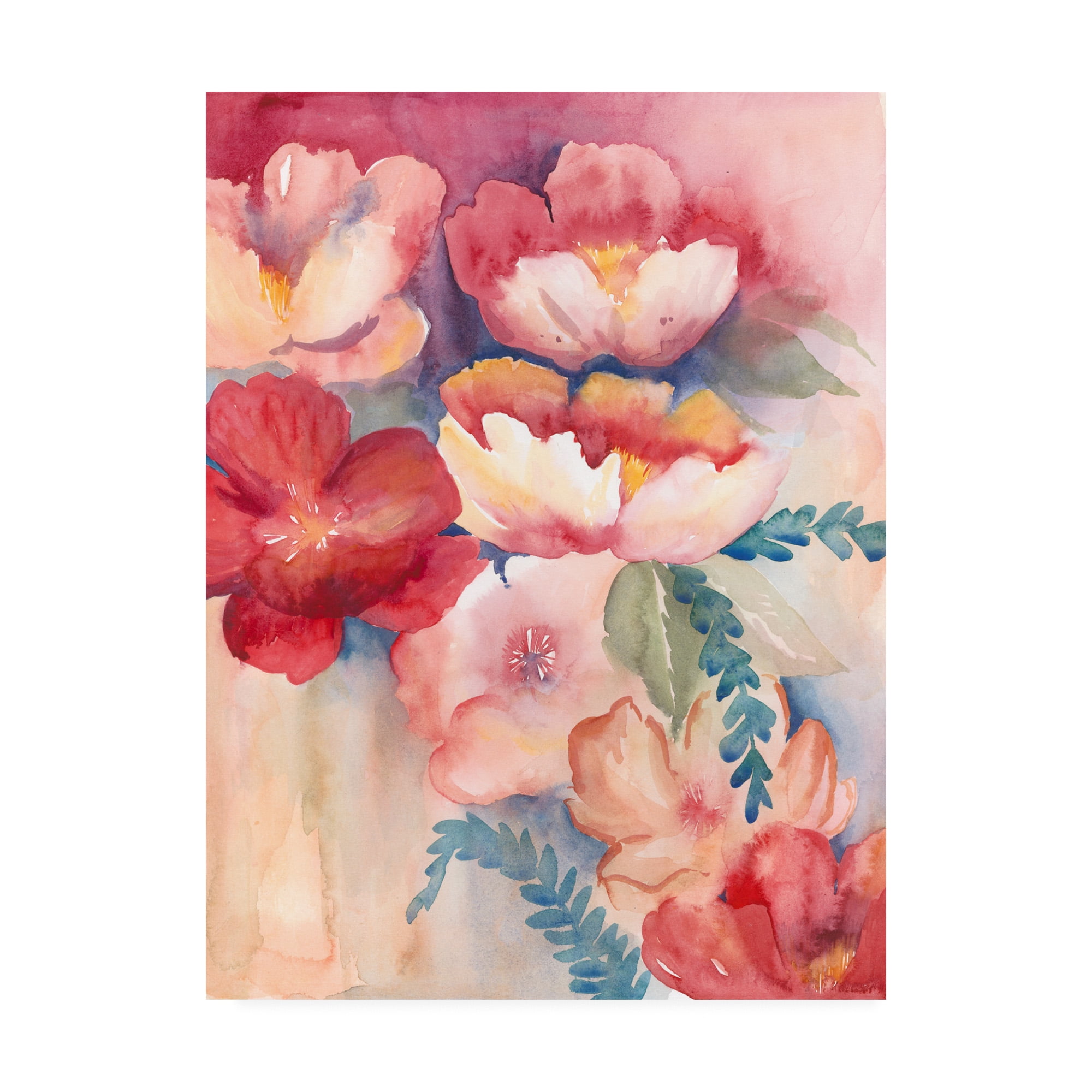 Trademark Fine Art 'Cerise Tide II' Canvas Art by Grace Popp