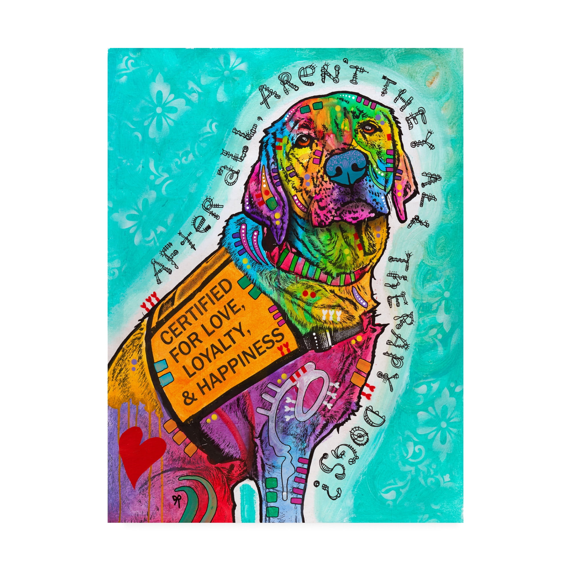 Trademark Fine Art 'Certified For Love' Canvas Art by Dean Russo