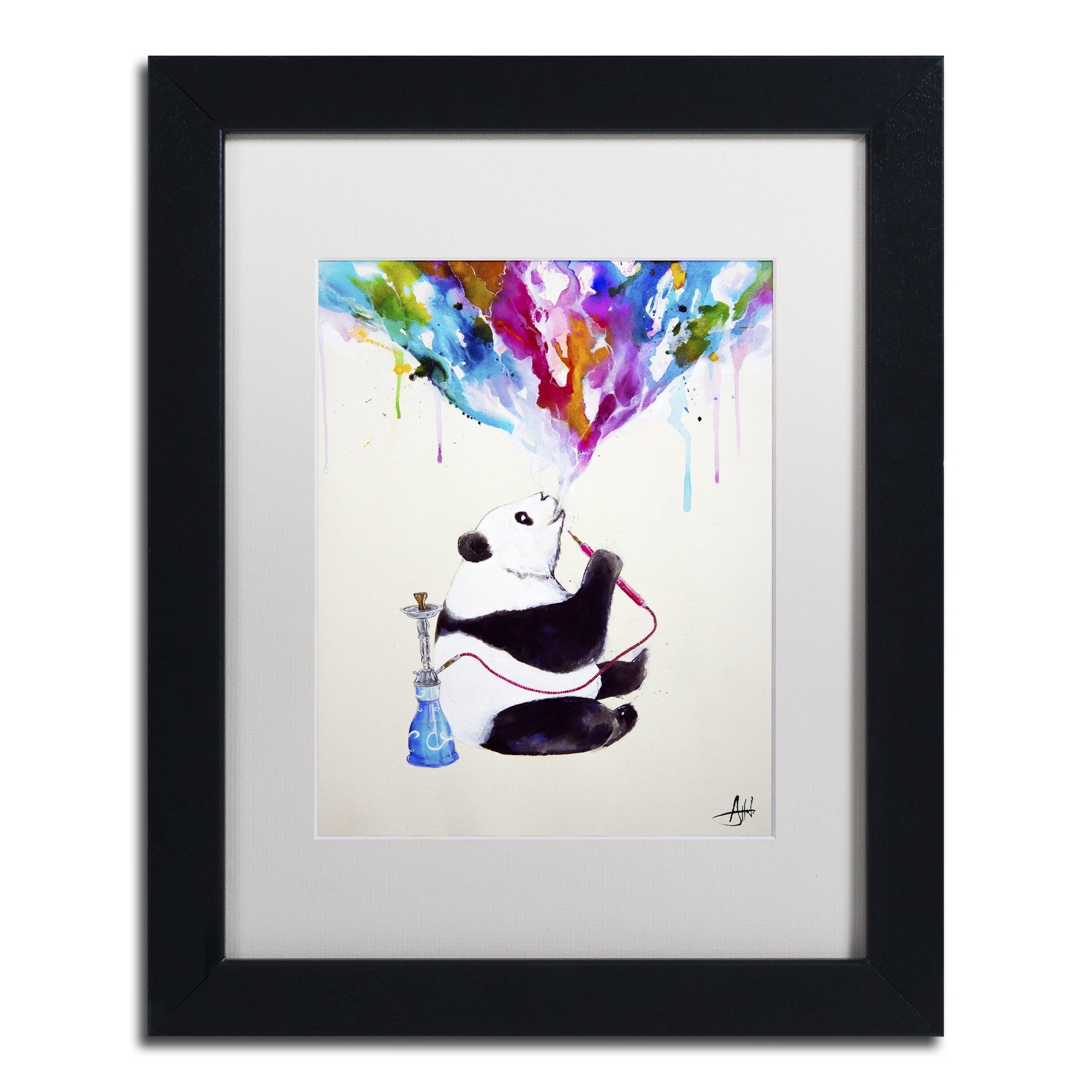Trademark Fine Art 'Chai' Black Framed Art by Marc Allante