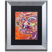 Trademark Fine Art "Chairman Of A 1966 Draft Board" Canvas Art by Josh Byer, Black Matte, Silver Frame