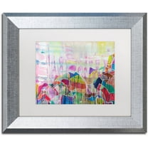 Trademark Fine Art "Chakragill" Canvas Art by Lauren Moss White Matte, Silver Frame