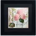 thumbnail image 1 of Trademark Fine Art "Chalet d'Ete Hydrangea" Canvas Art by Color Bakery Black Matte, Black Frame, 1 of 4