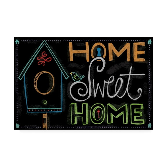 Trademark Fine Art 'Chalk It Up 13' Canvas Art by Holli Conger