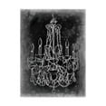 thumbnail image 1 of Trademark Fine Art 'Chalkboard Chandelier Sketch III' Canvas Art by Ethan Harper, 1 of 4