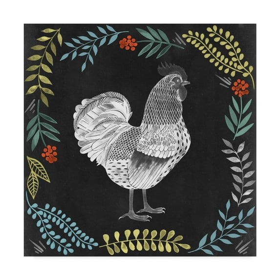 Trademark Fine Art 'Chalkboard Farmhouse II' Canvas Art by Grace Popp