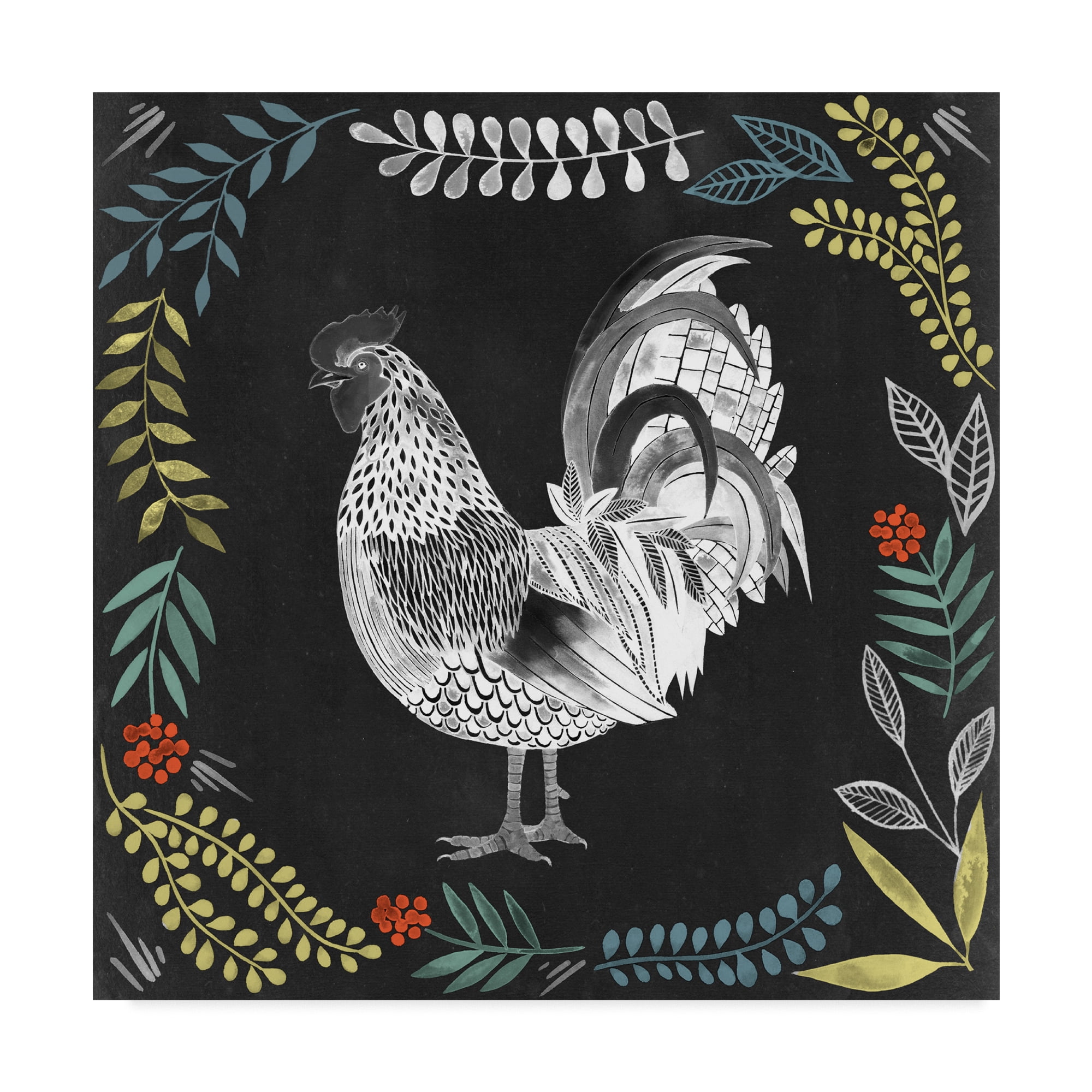 Trademark Fine Art 'Chalkboard Farmhouse IV' Canvas Art by Grace Popp