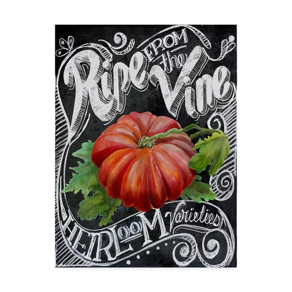 Trademark Fine Art 'Chalkboard Tomato' Canvas Art by Art Licensing Studio