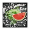 thumbnail image 1 of Trademark Fine Art 'Chalkboard Watermelon' Canvas Art by Art Licensing Studio, 1 of 3