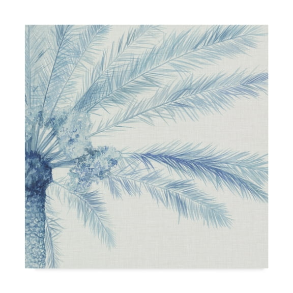 Trademark Fine Art 'Chambray Palms II' Canvas Art by Megan Meagher