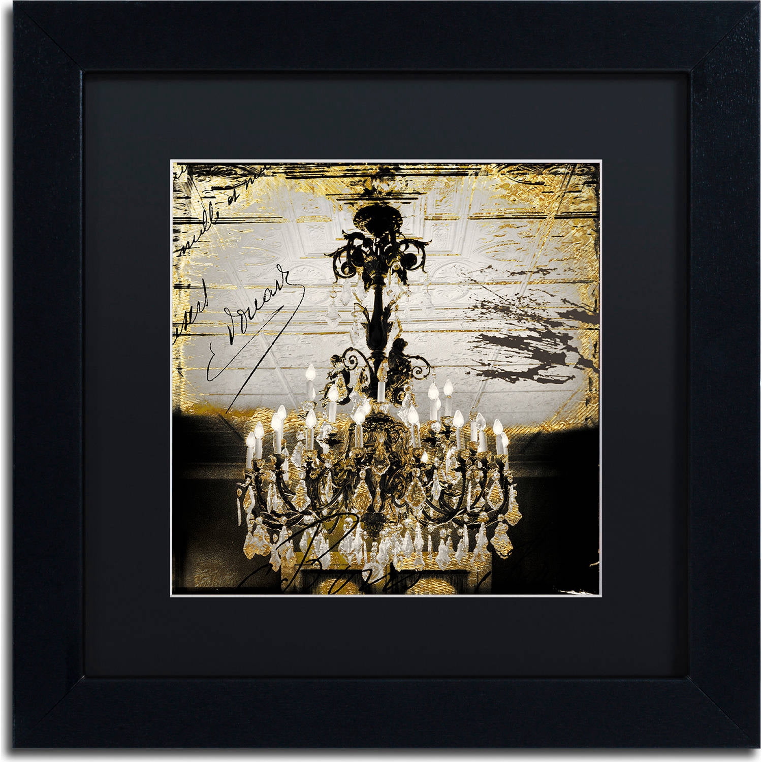 Trademark Fine Art "Chand 1" Canvas Art by Color Bakery, Black Matte, Black Frame