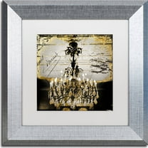 Trademark Fine Art "Chand 1" Canvas Art by Color Bakery, White Matte, Silver Frame