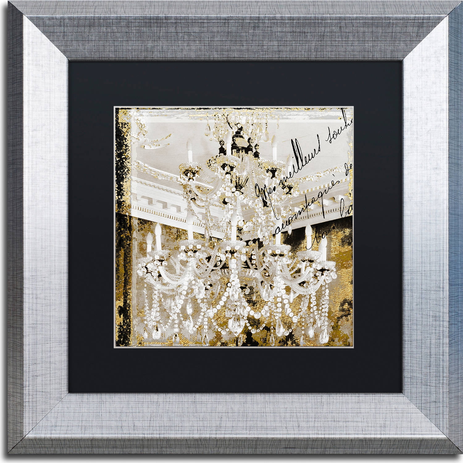 Trademark Fine Art "Chand 2" Canvas Art by Color Bakery, Black Matte, Silver Frame