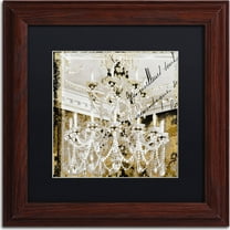 Trademark Fine Art "Chand 2" Canvas Art by Color Bakery, Black Matte, Wood Frame