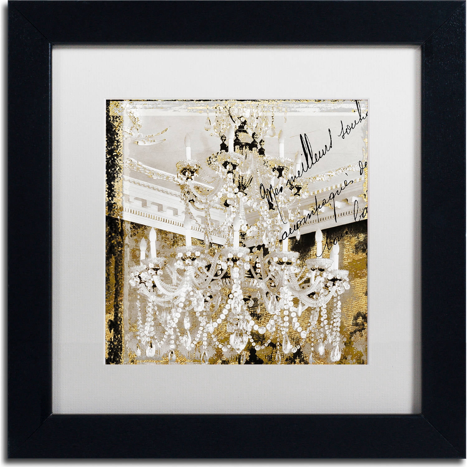 Trademark Fine Art "Chand 2" Canvas Art by Color Bakery, White Matte, Black Frame